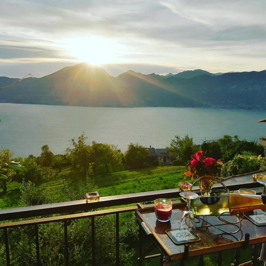 B&B Da Paolo Con Vista Lago Di Garda サン・ゼーノ・ディ・モンターニャ エクステリア 写真