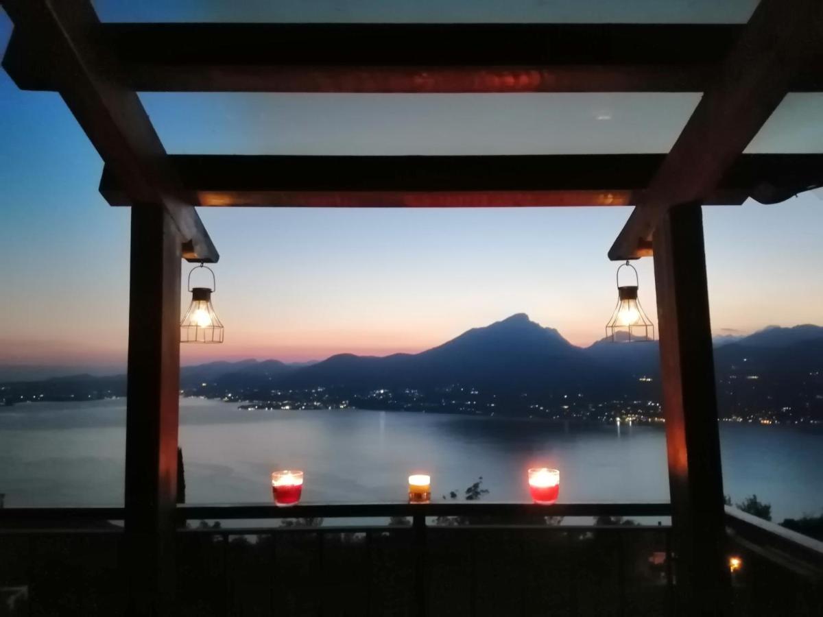B&B Da Paolo Con Vista Lago Di Garda サン・ゼーノ・ディ・モンターニャ エクステリア 写真