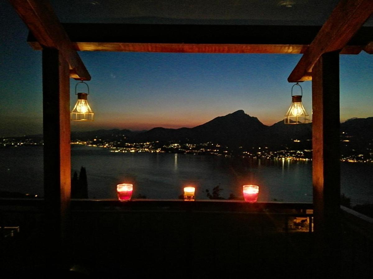 B&B Da Paolo Con Vista Lago Di Garda サン・ゼーノ・ディ・モンターニャ エクステリア 写真